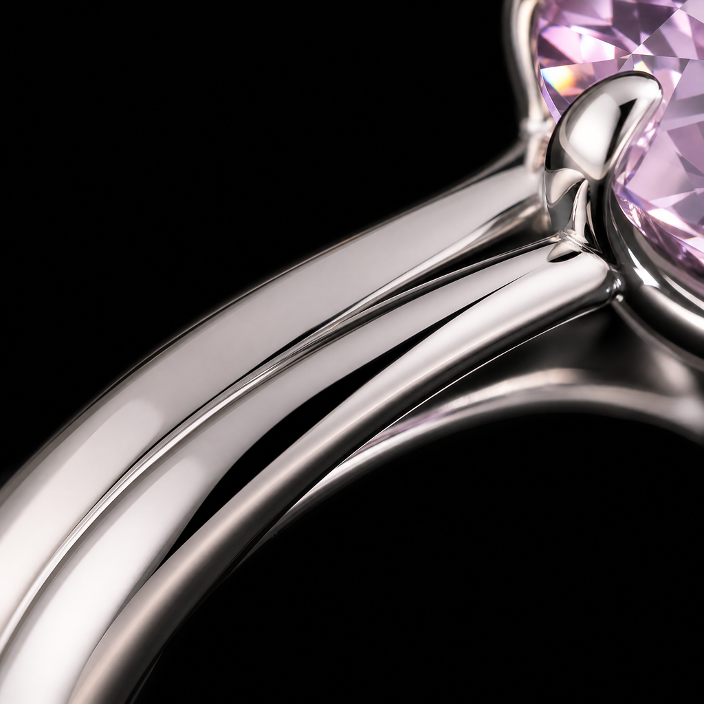 QINEANLA™ Rose Whisper — Cushion Cut Pink Ring