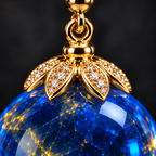 QINEANLA™ Azure Storm — Blue Lightning Orb Earrings