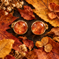 QINEANLA™ Golden Hour — Sunstone Stud Earrings