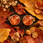 QINEANLA™ Golden Hour — Sunstone Stud Earrings