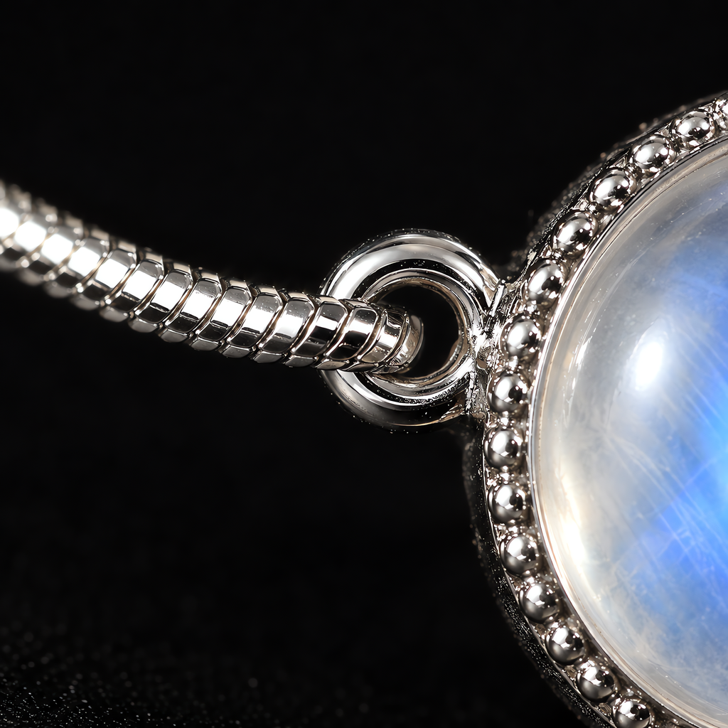 QINEANLA™ Moonlit — Moonstone Silver Bracelet